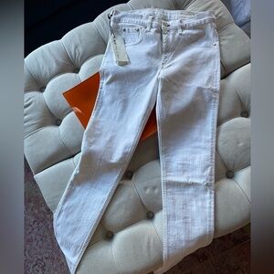 Rag & Bone White Skinny Jeans
